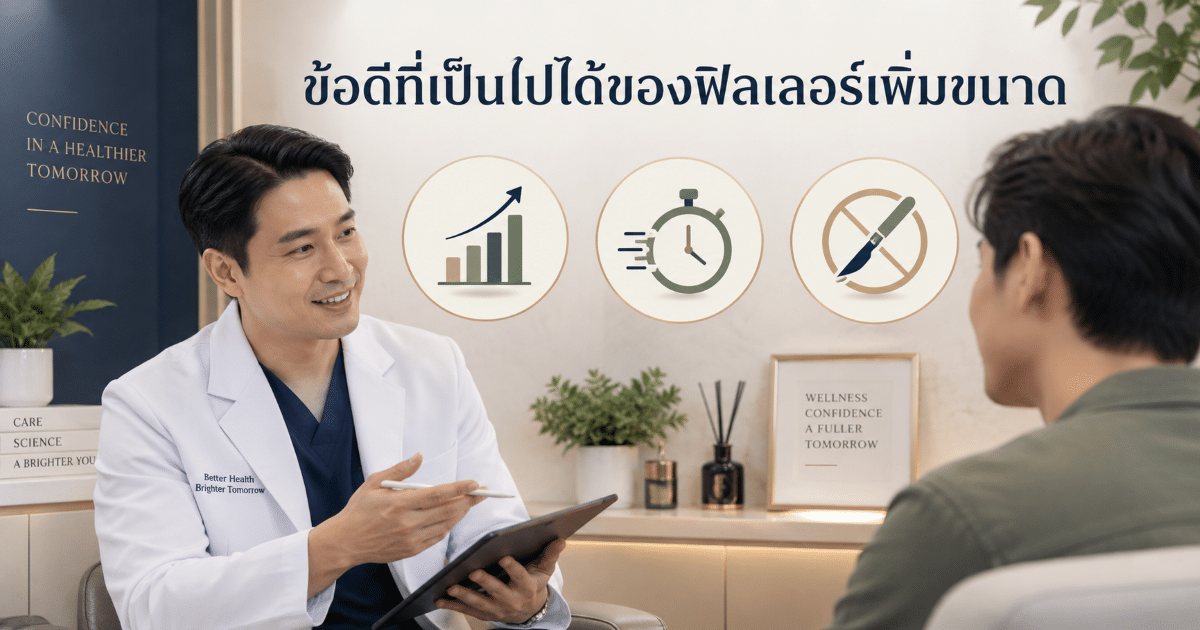 ข้อดีที่เป็นไปได้ของฟิลเลอร์เพิ่มขนาด