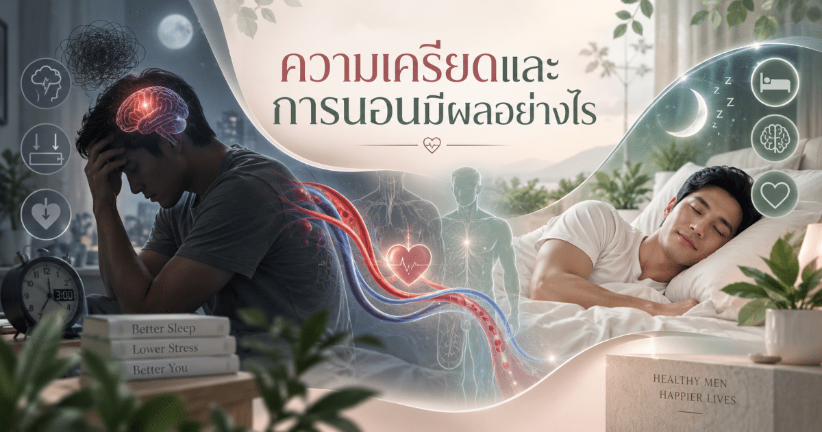 ความเครียดและการนอนมีผลอย่างไร