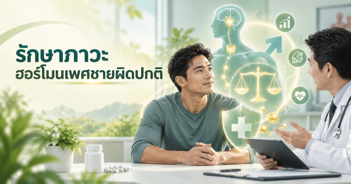 รักษาภาวะฮอร์โมนเพศชายผิดปกติ